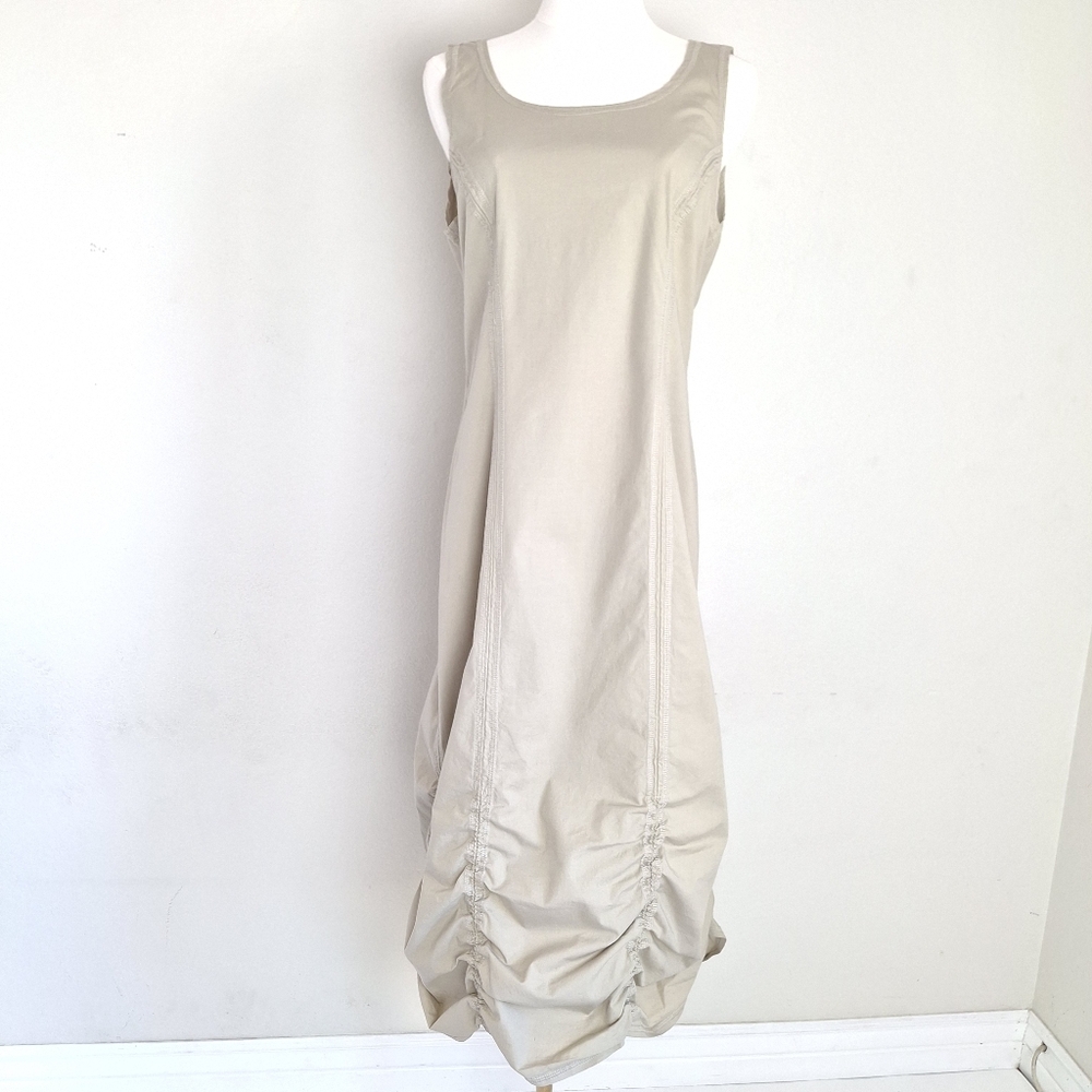 Cut Loose Ruched Bubble Hem Sleeveless Dress